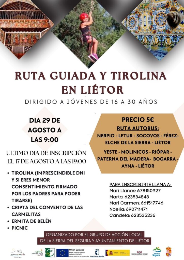 Ruta Guiada y tirolina